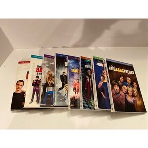 Big Bang Theory DVD Lot Seasons‎ 1-8 With Slipcovers